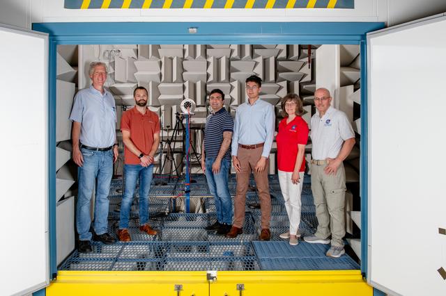 NASA image: Quiet Electric Engine V1 (QUEEN V1) Experiment and Team