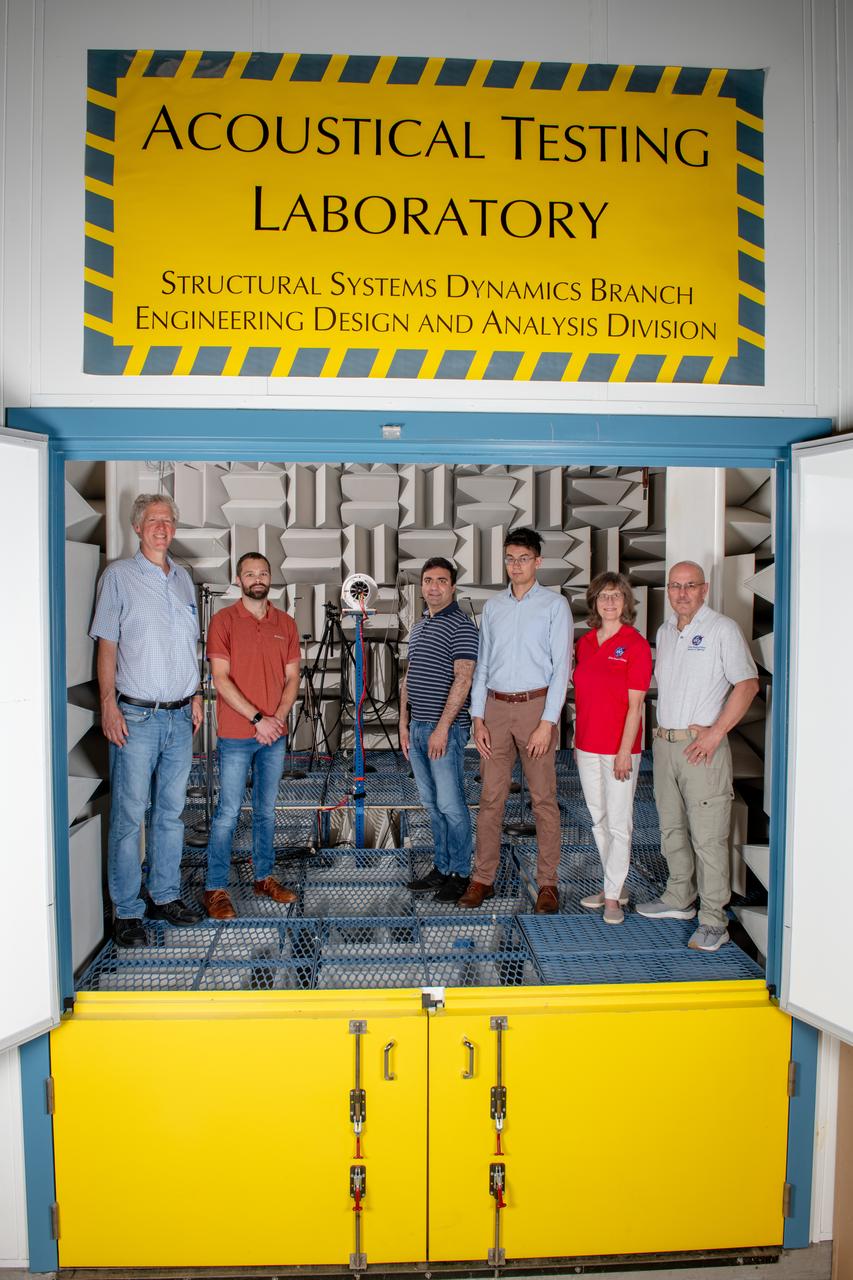 The Quiet Electric Engine V1 (QUEEN V1) experiment that was performed in the NASA GRC Acoustical Testing Laboratory (ATL). Equipment is installed in the anechoic chamber and in the adjacent control room. In response to the pervasive health and environmental problems associated with aviation noise and air pollution, NASA’s Quiet Electric Engine (QUEEN) team is working to increase the peace and quiet in the world by researching ways to make engines for large single-aisle aircraft safer, cleaner, and quieter.