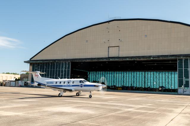 NASA image: Pilatus PC-12 Prepped for Takeoff