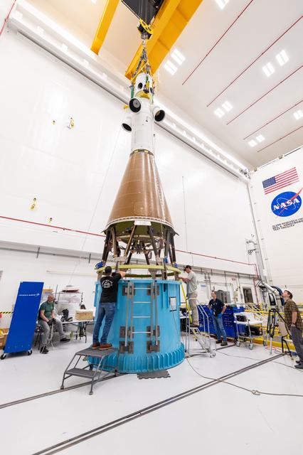 NASA image: The Orion Environmental Test Article (ETA) at the Space Environments Complex at NASA’s Glenn Research Center 