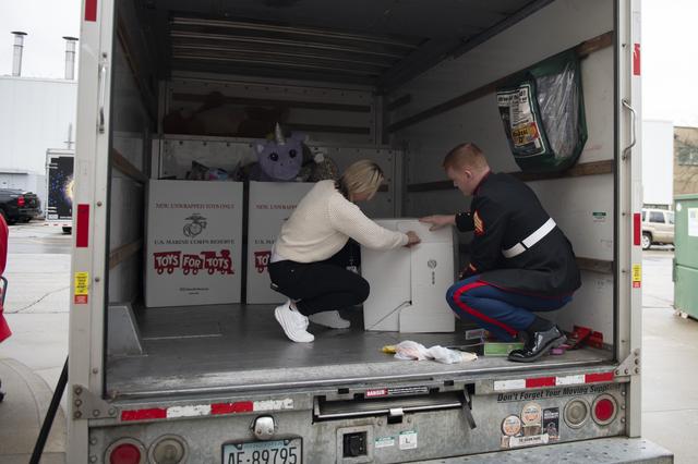 NASA image: Toys for Tots Donations During Winterfest