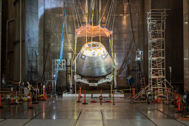 NASA image: Forward Bay Cover jettison test at the Space Environments Complex