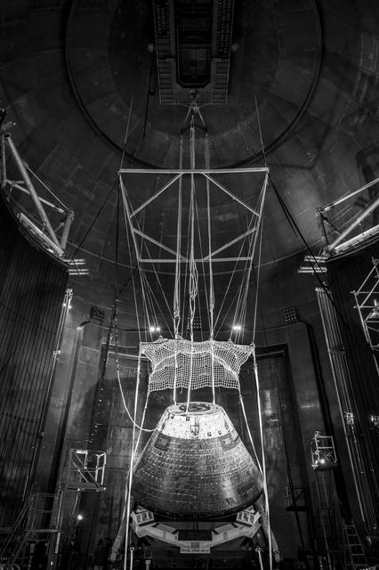 NASA image: Forward Bay Cover jettison test at the Space Environments Complex