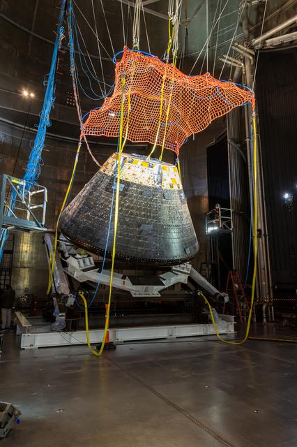 NASA image: Forward Bay Cover jettison test at the Space Environments Complex