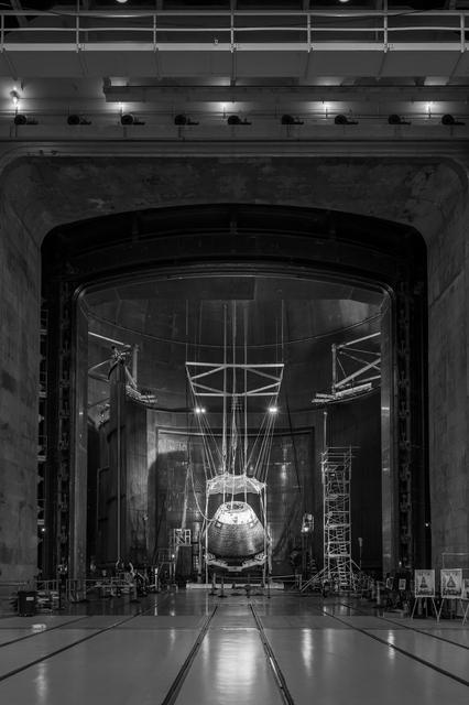 NASA image: Forward Bay Cover jettison test at the Space Environments Complex