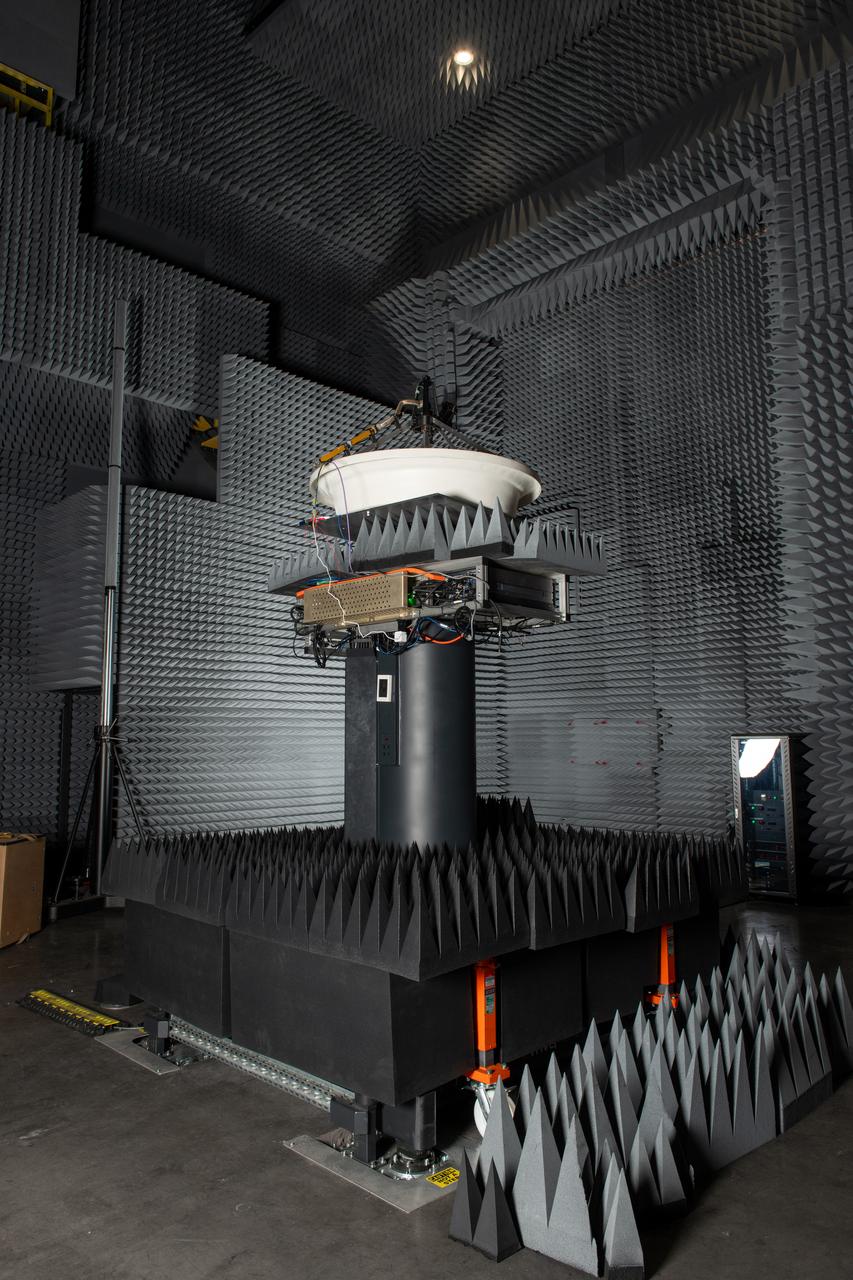 NASA’s Beaming Energy for Air Mobility team successfully completed a first-of-its-kind power beaming test at NASA Glenn on June 4, 2025. Later this year, the tested transmitter will be used in a demonstration to wirelessly transmit power using microwaves to a custom power receiver — a step toward gap-filling technology that could one day deliver power on the surface of the Moon or Mars.