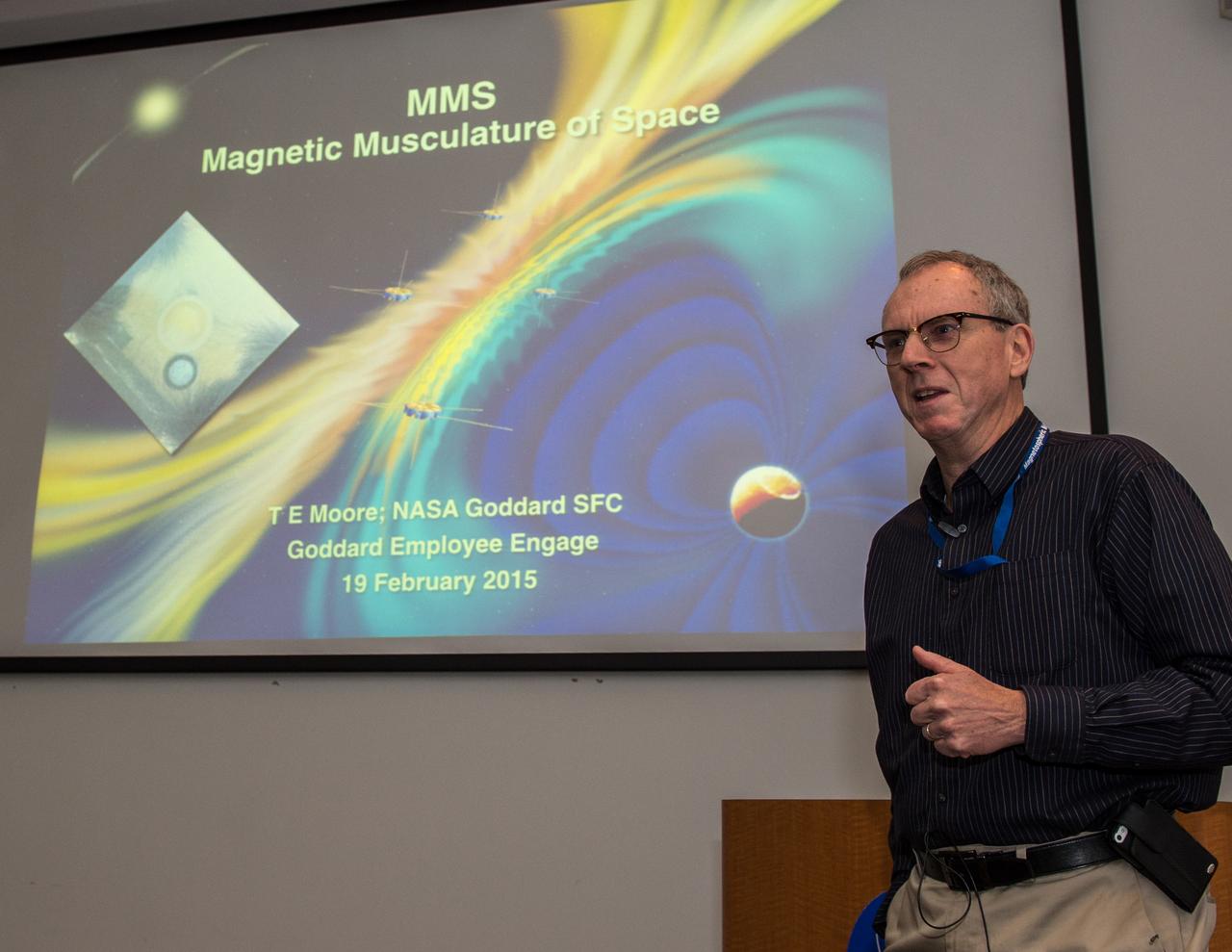 Dr. Tom Moore  discusses the MMS mission objectives, Engage series,