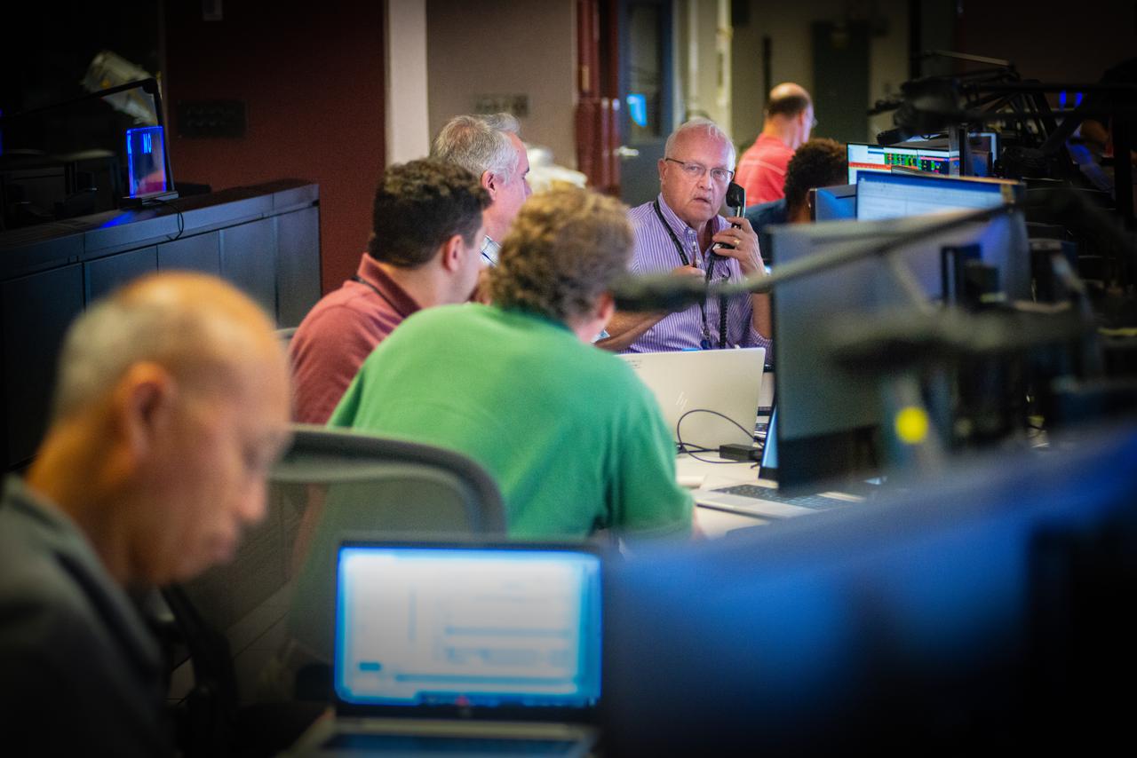 Members of the Hubble operations team work in the control room on July 15, 2021 to restore Hubble to science operations.  Credits: NASA/Goddard/Rebecca Roth  --- More info: Hubble’s payload computer, which controls and coordinates the observatory’s onboard science instruments, halted suddenly on June 13. When the main computer failed to receive a signal from the payload computer, it automatically placed Hubble’s science instruments into safe mode. That meant the telescope would no longer be doing science while mission specialists analyzed the situation.  In response to the anomaly, NASA began a switch to backup spacecraft hardware on Hubble in response to an ongoing problem with its payload computer. This was a multi-day event.  Science observations restarted the afternoon of Saturday, July 17.  