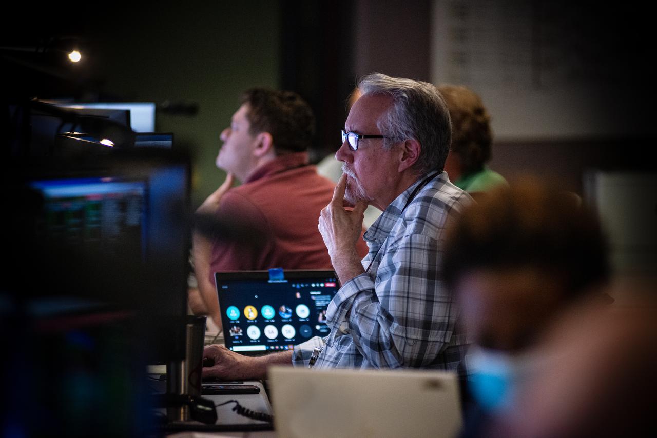 Members of the Hubble operations team work in the control room on July 15, 2021 to restore Hubble to science operations.  Credits: NASA/Goddard/Rebecca Roth  --- More info:  Hubble’s payload computer, which controls and coordinates the observatory’s onboard science instruments, halted suddenly on June 13. When the main computer failed to receive a signal from the payload computer, it automatically placed Hubble’s science instruments into safe mode. That meant the telescope would no longer be doing science while mission specialists analyzed the situation.  In response to the anomaly, NASA began a switch to backup spacecraft hardware on Hubble in response to an ongoing problem with its payload computer. This was a multi-day event.  Science observations restarted the afternoon of Saturday, July 17.  