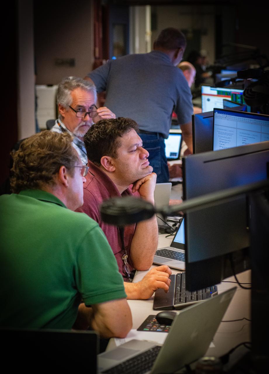 Members of the Hubble operations team work in the control room on July 15, 2021 to restore Hubble to science operations.  Credits: NASA/Goddard/Rebecca Roth  ---  More info: Hubble’s payload computer, which controls and coordinates the observatory’s onboard science instruments, halted suddenly on June 13. When the main computer failed to receive a signal from the payload computer, it automatically placed Hubble’s science instruments into safe mode. That meant the telescope would no longer be doing science while mission specialists analyzed the situation.  In response to the anomaly, NASA began a switch to backup spacecraft hardware on Hubble in response to an ongoing problem with its payload computer. This was a multi-day event.  Science observations restarted the afternoon of Saturday, July 17.  
