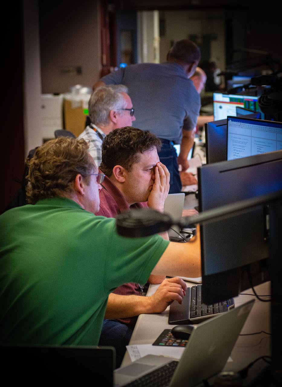 Members of the Hubble operations team work in the control room on July 15, 2021 to restore Hubble to science operations.  Credits: NASA/Goddard/Rebecca Roth  ---  More info: Hubble’s payload computer, which controls and coordinates the observatory’s onboard science instruments, halted suddenly on June 13. When the main computer failed to receive a signal from the payload computer, it automatically placed Hubble’s science instruments into safe mode. That meant the telescope would no longer be doing science while mission specialists analyzed the situation.  In response to the anomaly, NASA began a switch to backup spacecraft hardware on Hubble in response to an ongoing problem with its payload computer. This was a multi-day event.  Science observations restarted the afternoon of Saturday, July 17.  