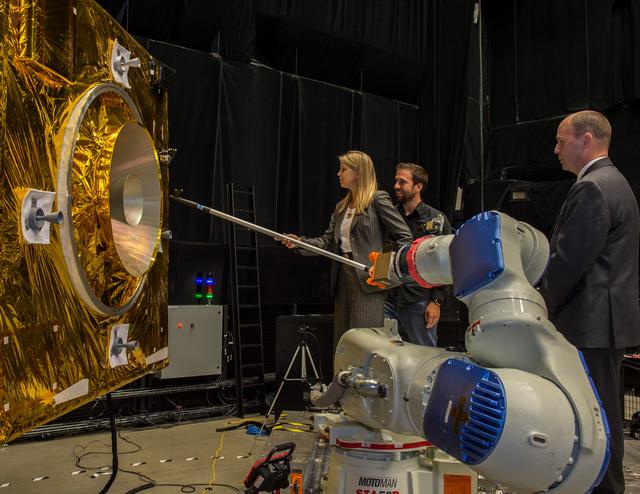 NASA image: NASA Deputy Administrator Dr. Dava Newman tours Goddard Space Fl