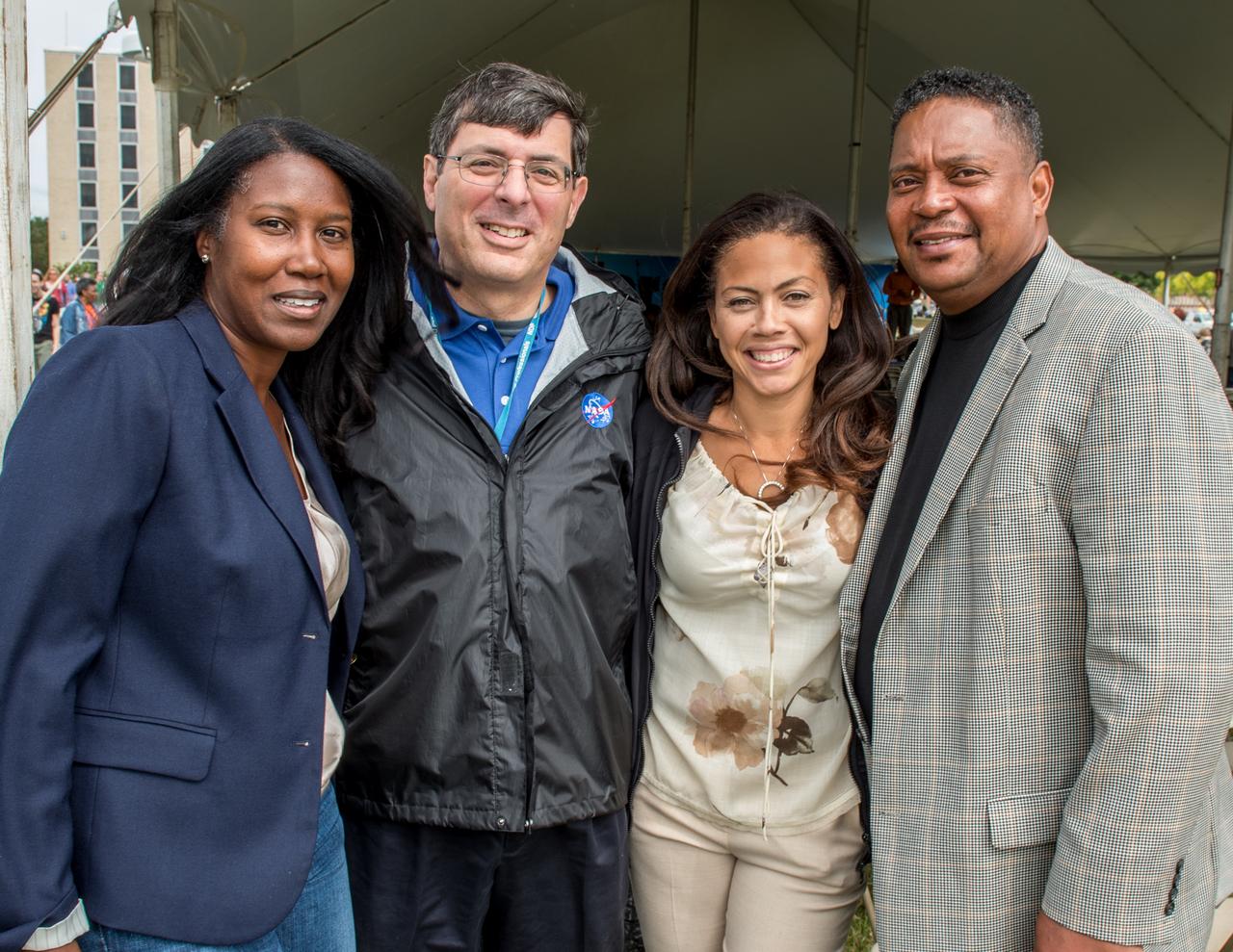 Center Director Chris Scolese with Sobe Restaurant owners Tony and Josette Simpson and Nichelle Schoultz. Explore@NASAGoddard celebrates the 25th anniversary of the launch of the Hubble Space Telescope. All areas of Goddard’s research – Earth science, heliophysics, planetary science, astrophysics, and engineering and technology – will be presented, as each discipline plays a critical part in NASA's ongoing journey to reach new heights.