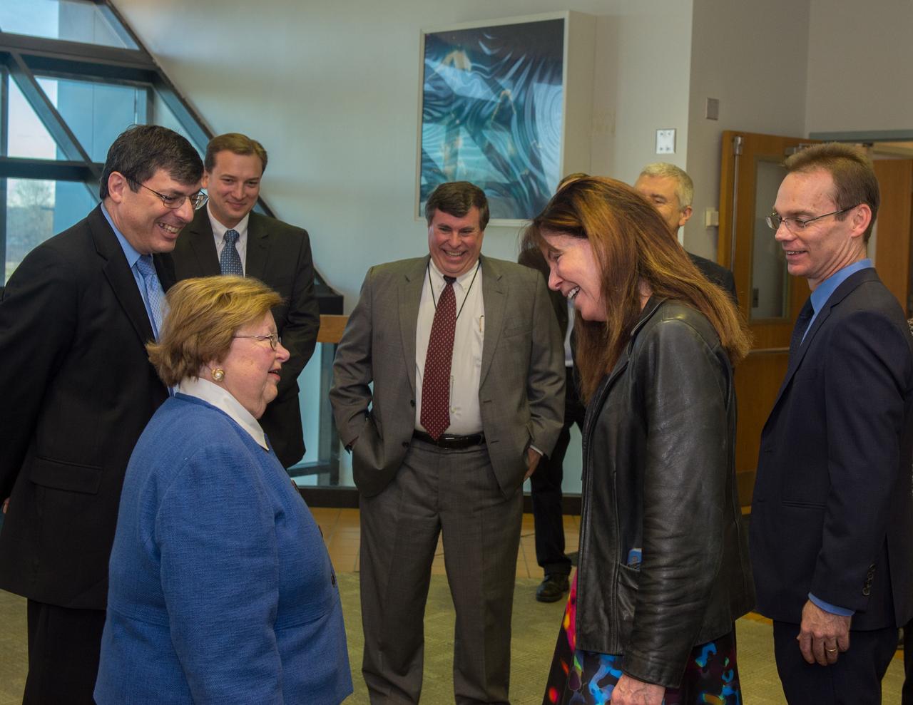 Senator Barbara Mikulski visits NASA Goddard Space Flight Center.