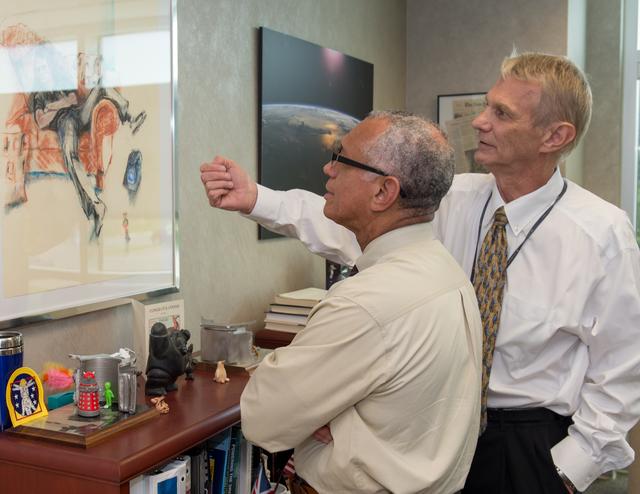 NASA image: Distinguished Service Award ceremony for Dr. Piers Sellers. Depu