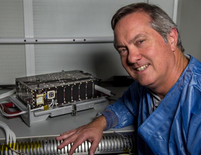 NASA image: Larry Kepko - Lead scientist for Dellingr CubeSat