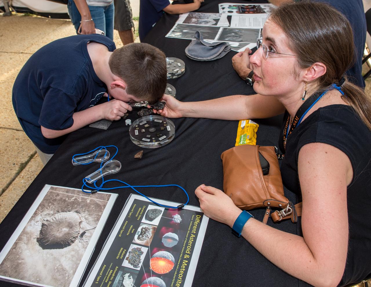 OSIRIS-REx Launch Event at Goddard Visitor Center. NASA's first asteroid sampling mission launched into space at 7:05 p.m. EDT Thursday from Cape Canaveral Air Force Station in Florida, beginning a journey that could revolutionize our understanding of the early solar system.