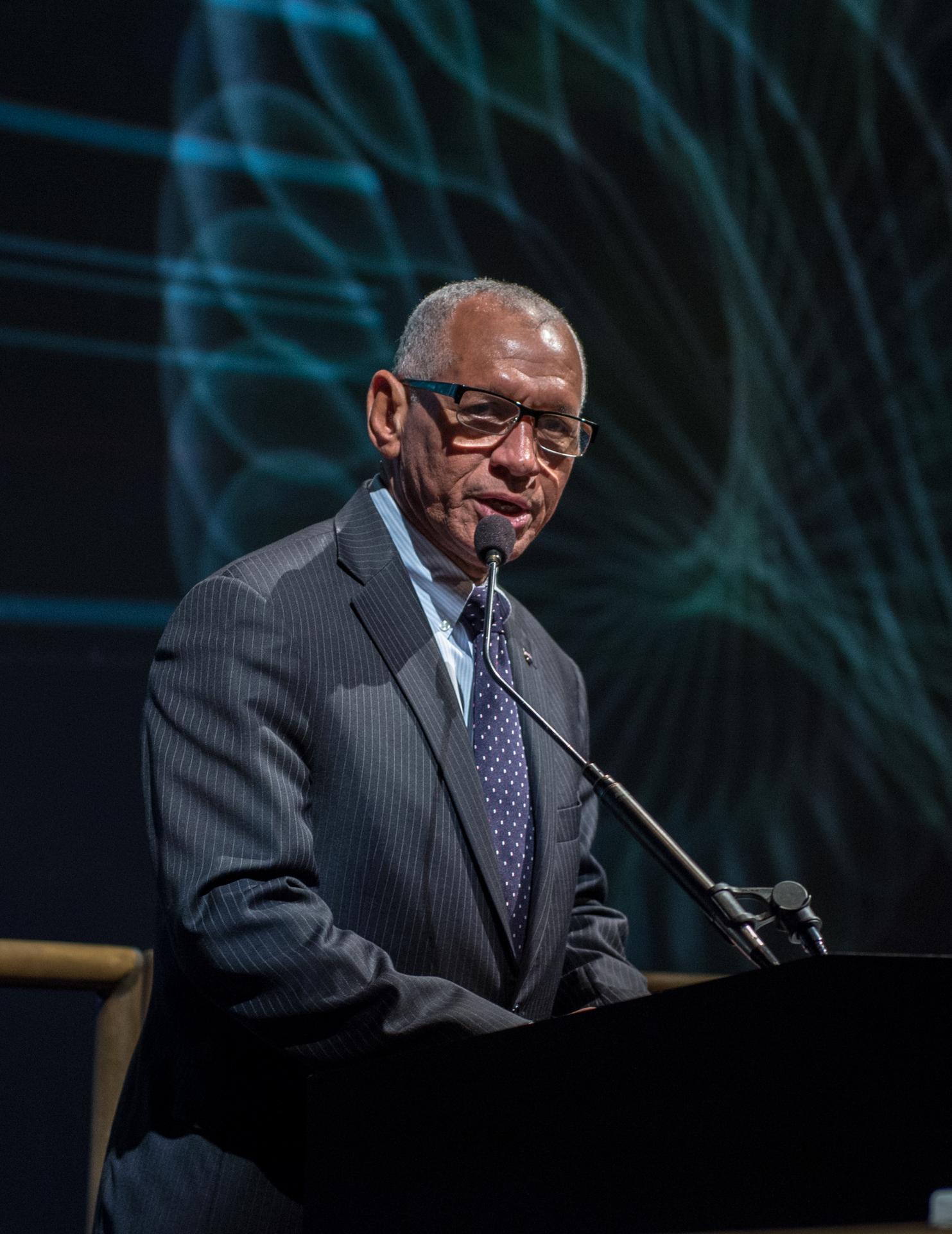 NASA Administrator Charlie Bolden at the National Air and Space Museum (NASM) event sponsored by Goddard Space Flight Center and the Maryland Space Business Roundtable (MSBR).