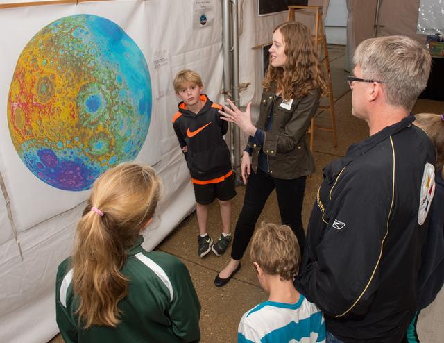 NASA image: International Observe the Moon Night at the Goddard Visitor Cent