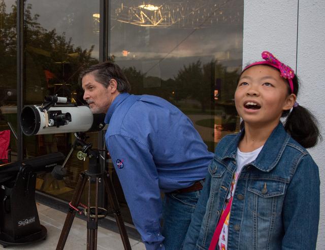 NASA image: International Observe the Moon Night at the Goddard Visitor Cent