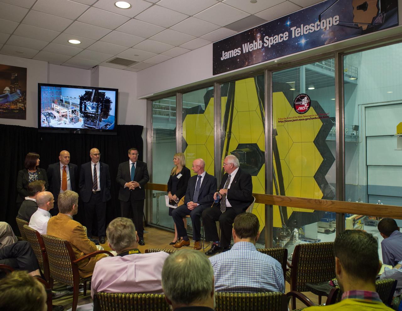 James Webb Space Telescope Mirror Reveal