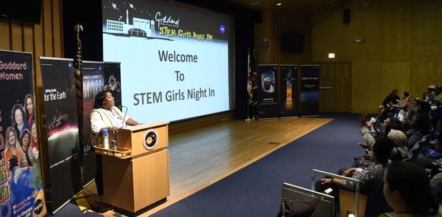 NASA image: STEM Girls Night In at Goddard