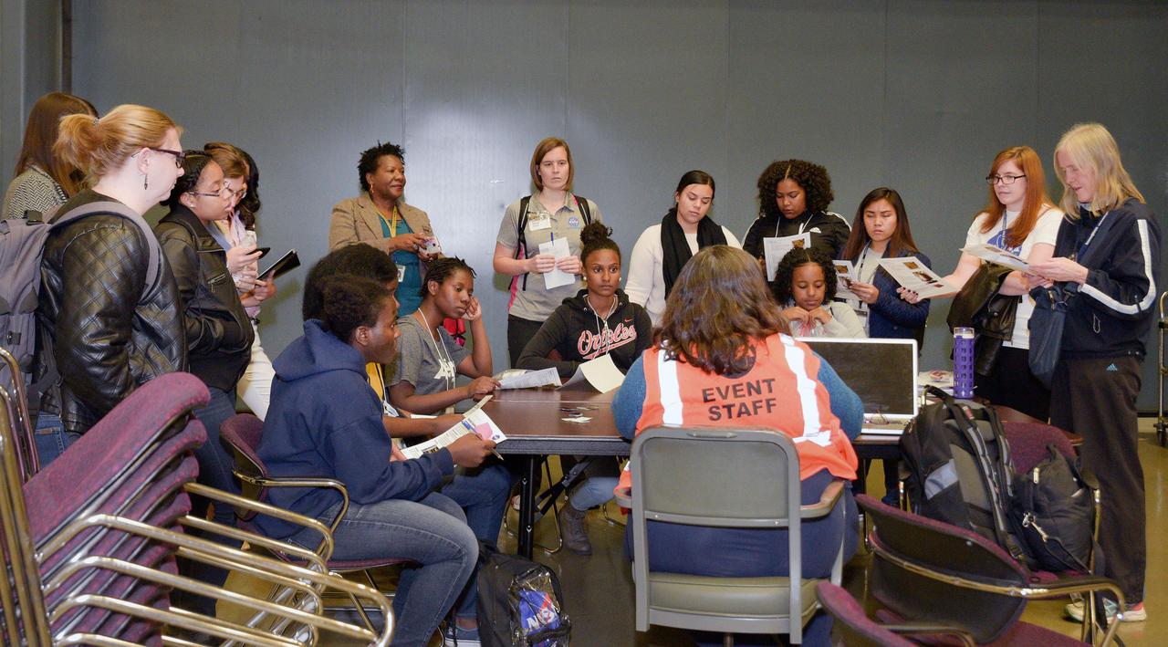 Girls Night In was held at Goddard on Nov 4-5, 2016.  This is a pilot program which reinvigorates, Girls Night In was held at Goddard on Nov 4-5, inspires and engages high school girls who may be struggling or not fully engaged in STEM