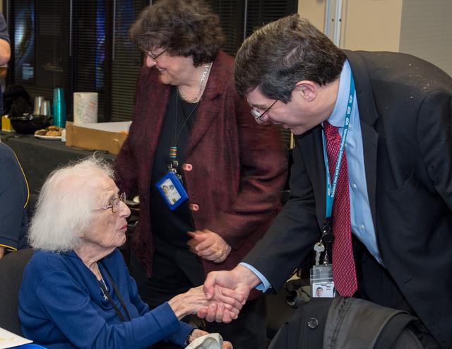 NASA image: Dr. Nancy Grace Roman visits James Webb Space Telescope (JWST) a