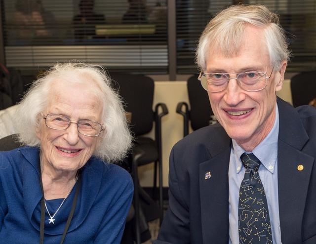 NASA image: Dr. Nancy Grace Roman and Dr. John Mather