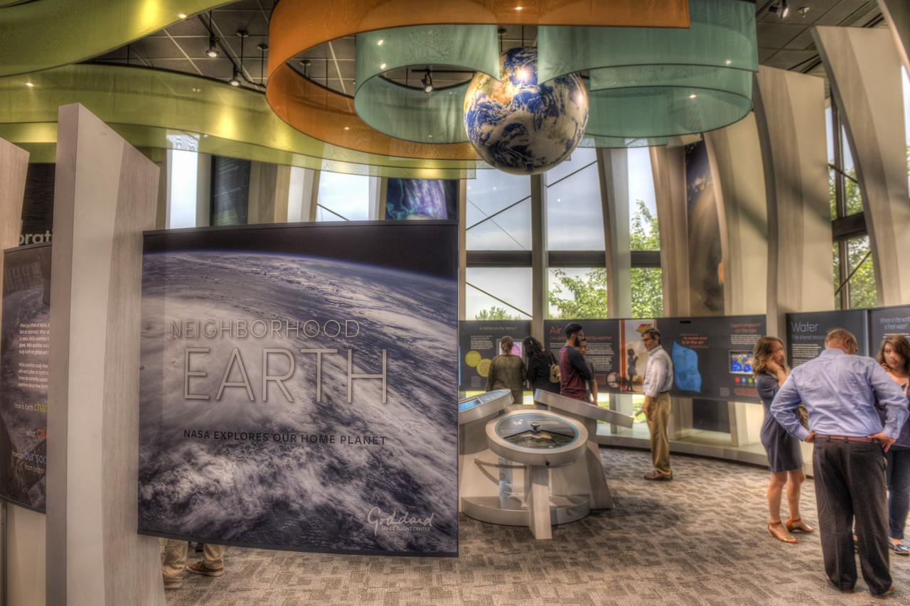 Neighborhood Earth Opening at the Visitor Center