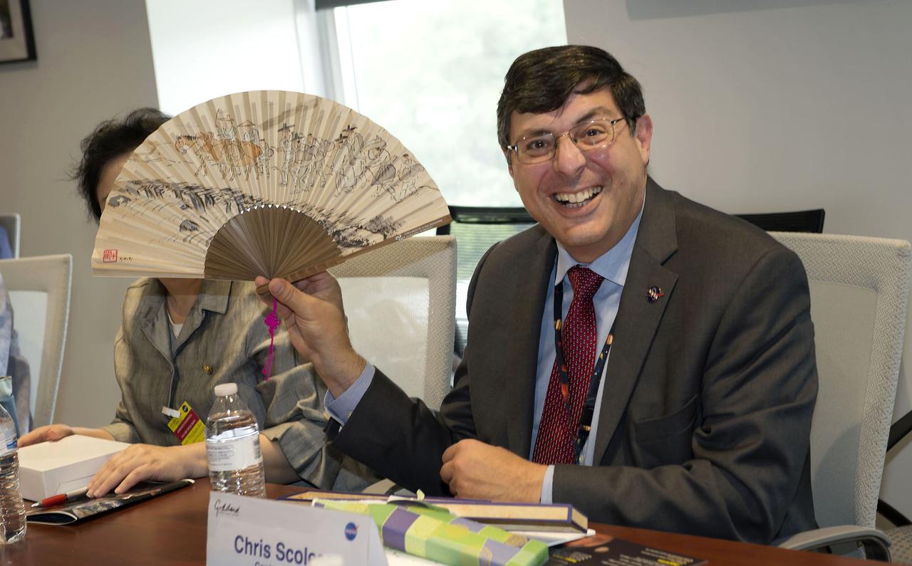 Korean delegation toured Goddard with Center Director Chris Scolese on August 11, 2017 