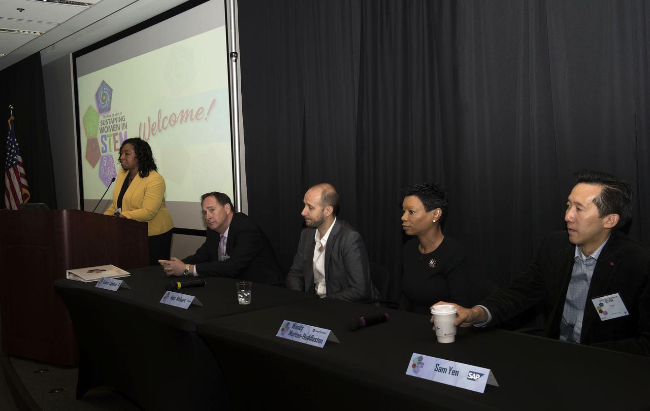The Role of Men in Sustaining Women in STEM event was held at Lockheed Martin on Sept 7, 2017. Acting Administrator Robert Lightfoot attended to discuss challenges of women in STEM