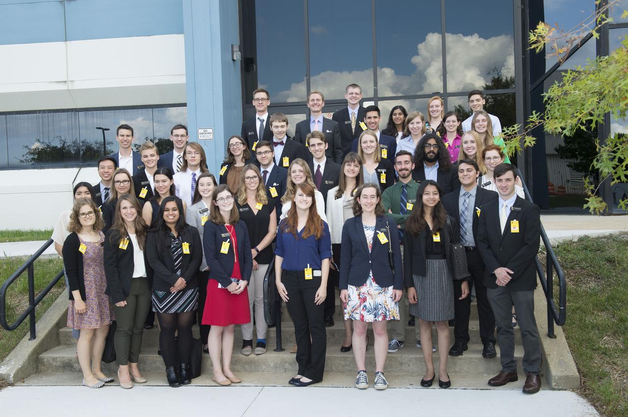Astronaut Scholarship Foundation scholars visited Goddard on Sept 15, 2017 and toured Satellite Servicing and JWST clean room 