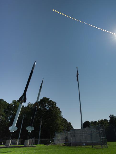 NASA image: Eclipse Seen at NASA Wallops Flight Facility
