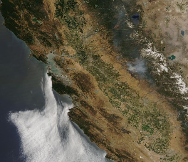 NASA Sees Smoke from California’s Long Valley Wildfire