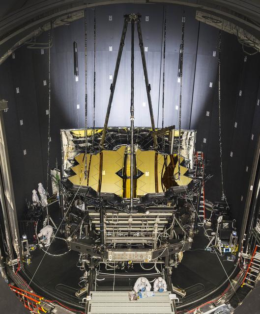 NASA image: NASA's Webb Telescope "chilling out" in Houston for the summer