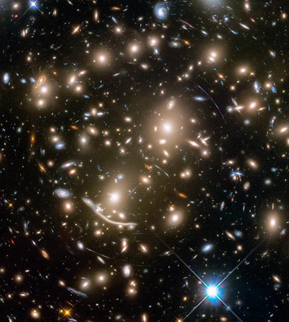 NASA image: A Lot of Galaxies Need Guarding in this NASA Hubble View