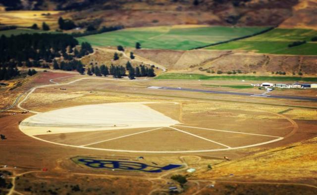 NASA image: Alien crop circle? No, that’s just NASA’s newest balloon launch pad