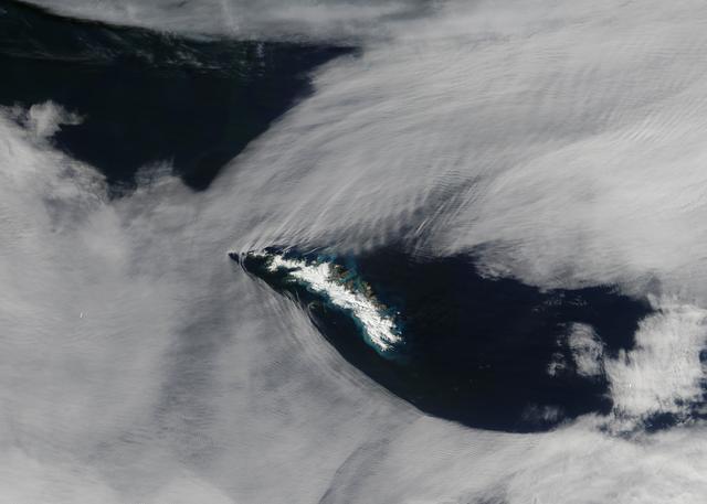 NASA image: A Cut in the Clouds