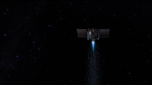 NASA image: OSIRIS-REx Executes First Deep Space Maneuver