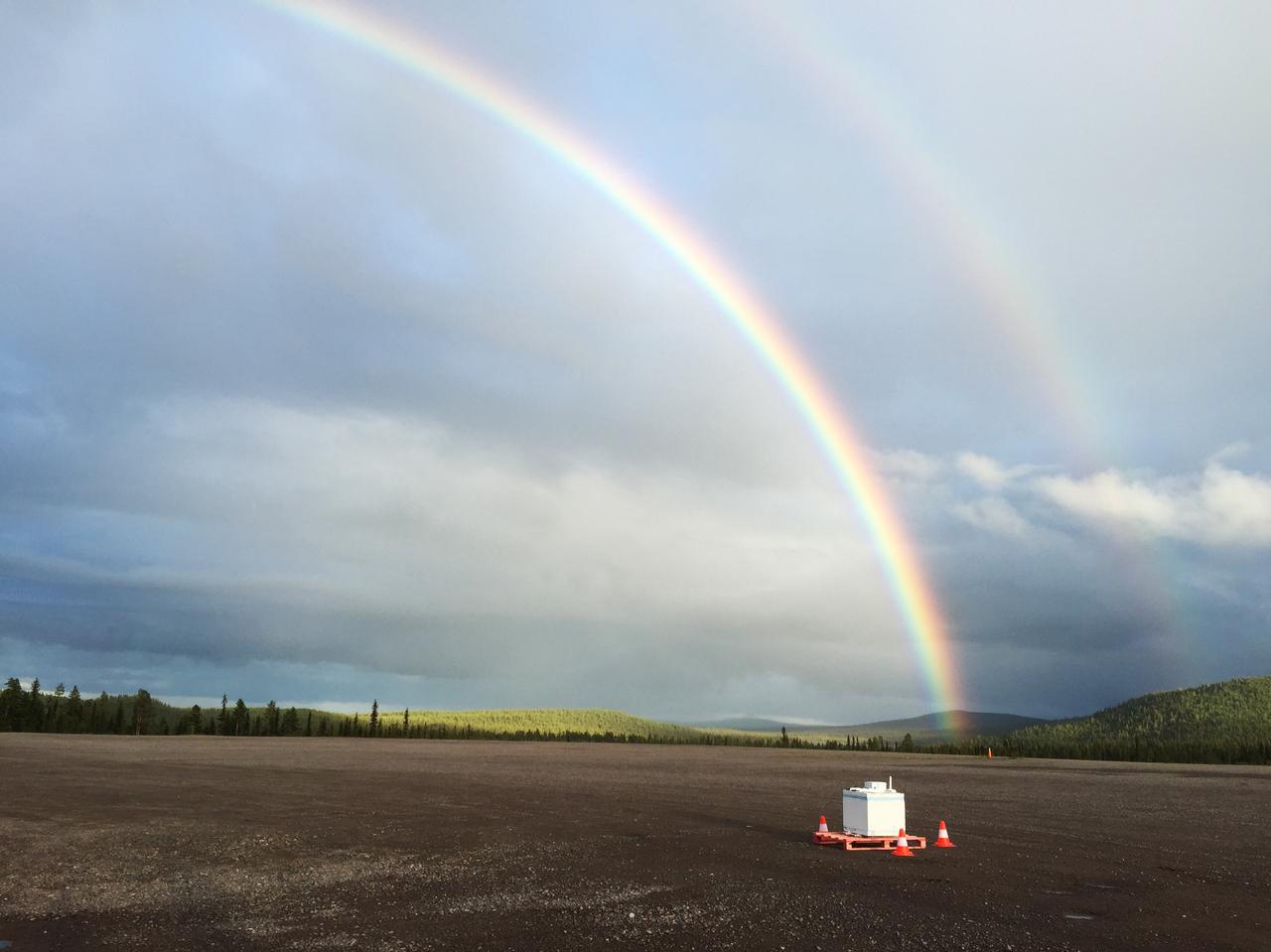 A BARREL payload sits on the launch pad at Esrange Space Center near Kiruna, Sweden.   The BARREL team is at Esrange Space Center launching a series of six scientific payloads on miniature scientific balloons. The NASA-funded BARREL – which stands for Balloon Array for Radiation-belt Relativistic Electron Losses – primarily measures X-rays in Earth’s atmosphere near the North and South Poles. These X-rays are produced by electrons raining down into the atmosphere from two giant swaths of radiation that surround Earth, called the Van Allen belts. Learning about the radiation near Earth helps us to better protect our satellites.   Several of the BARREL balloons also carry instruments built by undergraduate students to measure the total electron content of Earth’s ionosphere, as well as the low-frequency electromagnetic waves that help to scatter electrons into Earth’s atmosphere. Though about 90 feet in diameter, the BARREL balloons are much smaller than standard football stadium-sized scientific balloons.  This is the fourth campaign for the BARREL mission. BARREL is led by Dartmouth College in Hanover, New Hampshire. The undergraduate student instrument team is led by the University of Houston and funded by the Undergraduate Student Instrument Project out of NASA’s Wallops Flight Facility. For more information on NASA’s scientific balloon program, visit: <a href="http://www.nasa.gov/scientificballoons" rel="nofollow">www.nasa.gov/scientificballoons</a>.   Image credit: NASA/Dartmouth/Robyn Millan   <b><a href="http://www.nasa.gov/audience/formedia/features/MP_Photo_Guidelines.html" rel="nofollow">NASA image use policy.</a></b>  <b><a href="http://www.nasa.gov/centers/goddard/home/index.html" rel="nofollow">NASA Goddard Space Flight Center</a></b> enables NASA’s mission through four scientific endeavors: Earth Science, Heliophysics, Solar System Exploration, and Astrophysics. Goddard plays a leading role in NASA’s accomplishments by contributing compelling scientific knowledge to advance the Agency’s mission.  <b>Follow us on <a href="http://twitter.com/NASAGoddardPix" rel="nofollow">Twitter</a></b>  <b>Like us on <a href="http://www.facebook.com/pages/Greenbelt-MD/NASA-Goddard/395013845897?ref=tsd" rel="nofollow">Facebook</a></b>  <b>Find us on <a href="http://instagrid.me/nasagoddard/?vm=grid" rel="nofollow">Instagram</a></b>    