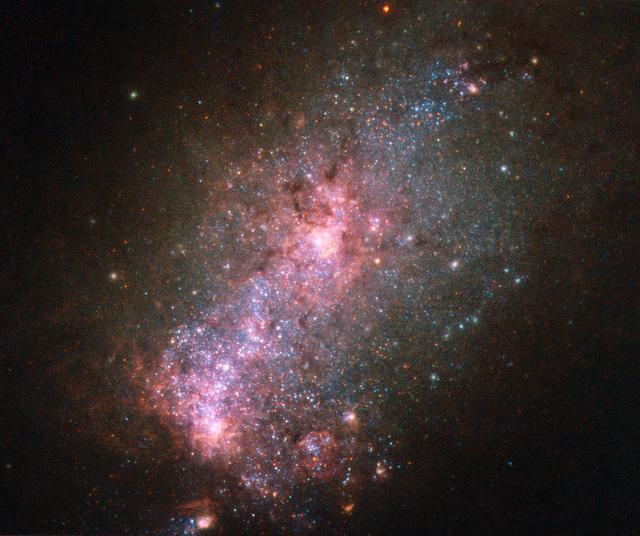 NASA image: Hubble Views a Galaxy Fit to Burst