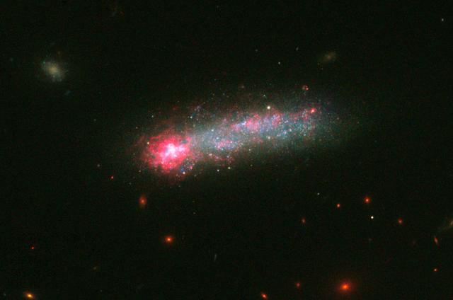 NASA image: Hubble Reveals Stellar Fireworks in ‘Skyrocket’ Galaxy