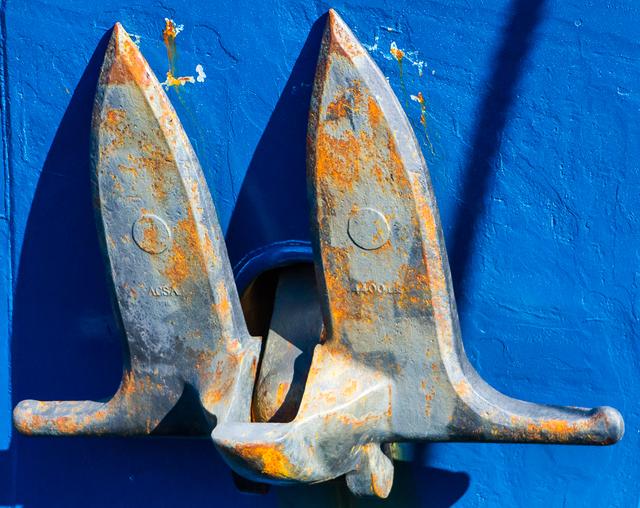 The anchor for the R/V Atlantis, retracted for travel.  ---  The <b><a href="http://naames.larc.nasa.gov/" rel="nofollow">North Atlantic Aerosols and Marine Ecosystems Study </a></b> (NAAMES) is a five year investigation to resolve key processes controlling ocean system function, their influences on atmospheric aerosols and clouds and their implications for climate.  Michael Starobin joined the NAAMES field campaign on behalf of Earth Expeditions and NASA Goddard Space Flight Center’s Office of Communications. He presented stories about the important, multi-disciplinary research being conducted by the NAAMES team, with an eye towards future missions on the NASA drawing board. This is a NAAMES photo essay put together by Starobin, a collection of 49 photographs and captions.  Photo and Caption Credit: Michael Starobin   <b><a href="http://www.nasa.gov/audience/formedia/features/MP_Photo_Guidelines.html" rel="nofollow">NASA image use policy</a></b>  <b><a href="http://www.nasa.gov/centers/goddard/home/index.html" rel="nofollow">NASA Goddard Space Flight Center</a></b> enables NASA’s mission through four scientific endeavors: Earth Science, Heliophysics, Solar System Exploration, and Astrophysics. Goddard plays a leading role in NASA’s accomplishments by contributing compelling scientific knowledge to advance the Agency’s mission.  <b>Follow us on <a href="http://twitter.com/NASAGoddardPix" rel="nofollow">Twitter</a></b>  <b>Like us on <a href="http://www.facebook.com/pages/Greenbelt-MD/NASA-Goddard/395013845897?ref=tsd" rel="nofollow">Facebook</a></b>  <b>Find us on <a href="https://www.instagram.com/nasagoddard/?hl=en" rel="nofollow">Instagram</a></b> 