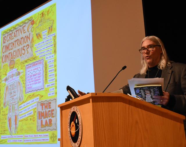 NASA image: Lynda Barry Visits NASA Goddard