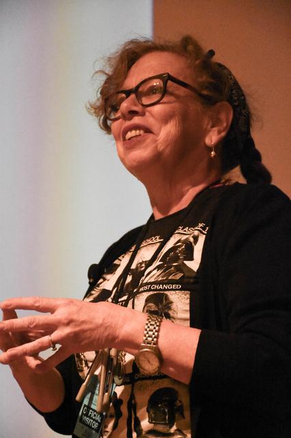 Lynda Barry Visits NASA Goddard