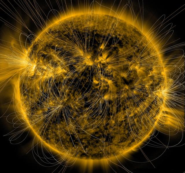 NASA image: Picturing the Sun’s Magnetic Field