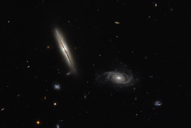 NASA image: Hubble Finds Misbehaving Spiral