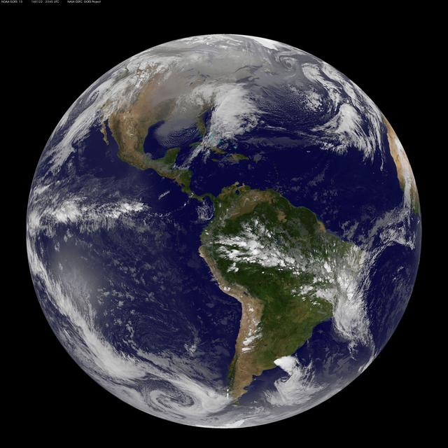 NASA image: Blizzard Blankets Eastern United States