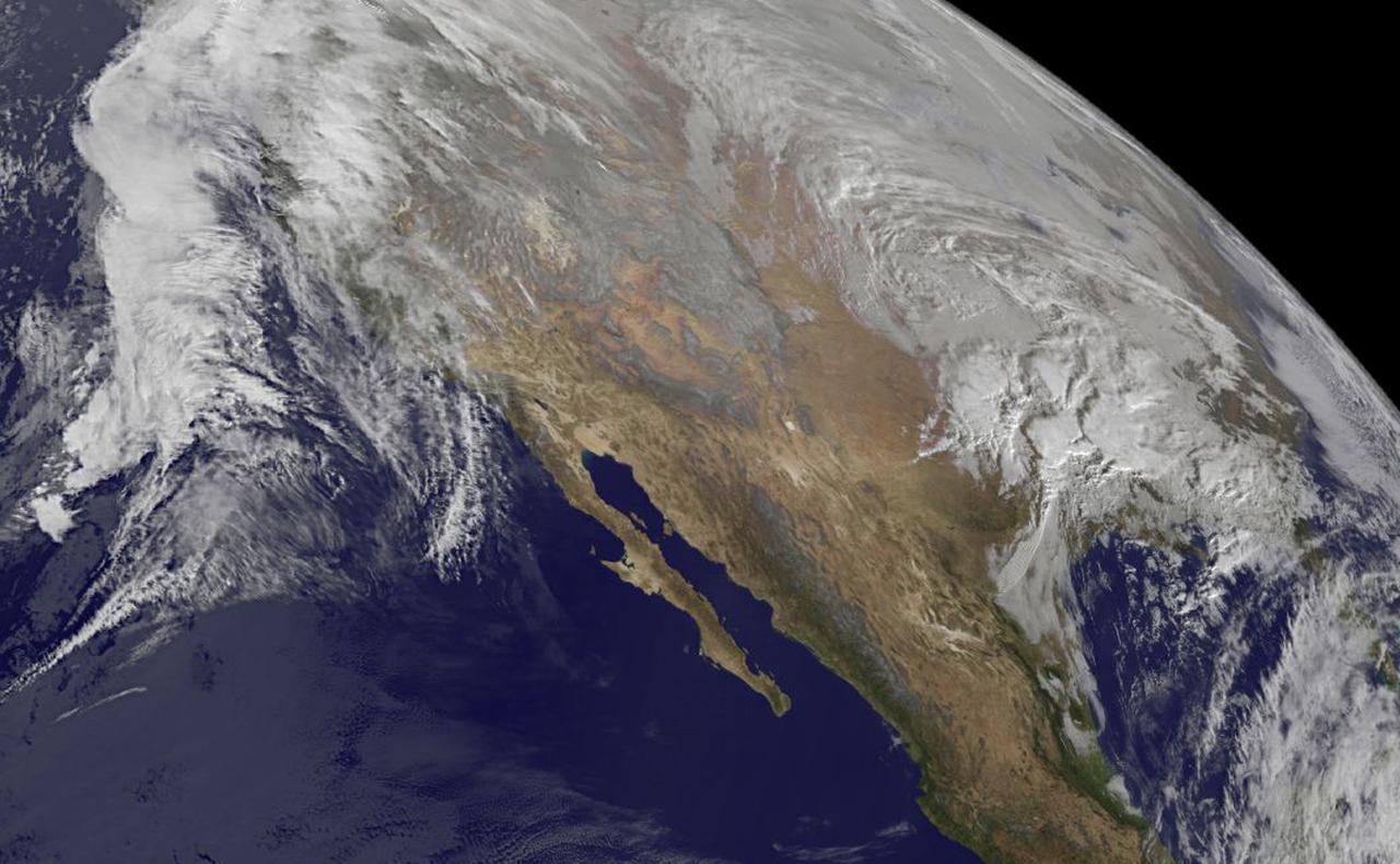 This satellite imagery from Jan. 21 at 10:00 a.m. EST shows the large winter storm over near the Gulf coast and another storm approaching the Pacific coast.  Credits: NASA/NOAA GOES Project  <b><a href="http://www.nasa.gov/audience/formedia/features/MP_Photo_Guidelines.html" rel="nofollow">NASA image use policy.</a></b>  <b><a href="http://www.nasa.gov/centers/goddard/home/index.html" rel="nofollow">NASA Goddard Space Flight Center</a></b> enables NASA’s mission through four scientific endeavors: Earth Science, Heliophysics, Solar System Exploration, and Astrophysics. Goddard plays a leading role in NASA’s accomplishments by contributing compelling scientific knowledge to advance the Agency’s mission.  <b>Follow us on <a href="http://twitter.com/NASAGoddardPix" rel="nofollow">Twitter</a></b>  <b>Like us on <a href="http://www.facebook.com/pages/Greenbelt-MD/NASA-Goddard/395013845897?ref=tsd" rel="nofollow">Facebook</a></b>  <b>Find us on <a href="http://instagrid.me/nasagoddard/?vm=grid" rel="nofollow">Instagram</a></b>  